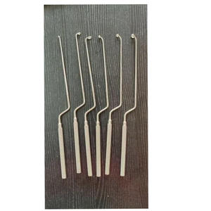 Instruments chirurgicaux manuels en acier de la meilleure qualité, certifiés CE, réutilisables, set de curettes neurochirurgicales transsphénoides Hosanna, 12 pièces pour hôpital - Product Image 3