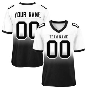 Maillot de football américain pour équipe scolaire, uniforme pour filles, polyester 120GSM, vêtements de sport légers - Product Image 4