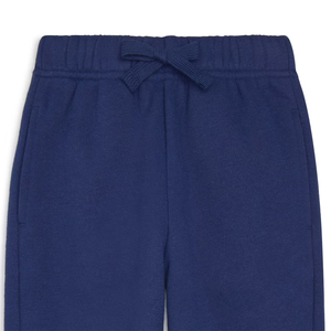 Pantalons de jogging décontractés de dernière génération pour enfants, couleur bleu marine, taille élastique, respirant, écologique, coupe ample - Product Image 5