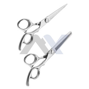 Herramientas de Peluquería para Barberías y Salones, Juego de Tijeras de Peluquería, Tijeras Planas y Tijeras de Dientes - Product Image 2