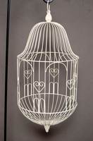 Admirable Design Maison Décoratif Gâteau D'oiseau En Métal Argent Ware Cage À Oiseaux Pour Vente Chaude Balcon Décor Gâteau D'oiseau À Vendre