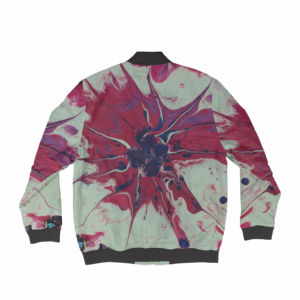 Chaqueta universitaria de satén con cremallera unisex para hombre, manga larga, 100% poliéster, informal, con soporte de bombardero, Etiqueta Privada, sublimación, nueva para hombre - Product Image 6