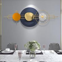 Moderne Schlafzimmer-Wanddekoration Mehrfarbige Metall-Wandkunst Langlebige Geometrische Hängedekoration für Zuhause und Büro