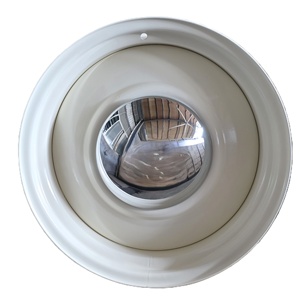 Mâm xe hơi cổ điển bằng thép, mạ crôm trắng đen, kích thước 15, 16, 17 inch, tùy chỉnh PCD và độ lệch, bề mặt nhẵn - Product Image 2