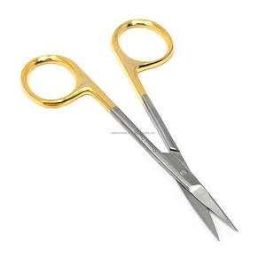Tijeras Quirúrgicas Multiusos Pequeñas Medivolve de 4.5 Pulgadas, Mango Dorado TC, Acero Inoxidable, Tijeras Manuales de Precisión, CE ISO OEM ODM Venta al por Mayor - Product Image 4