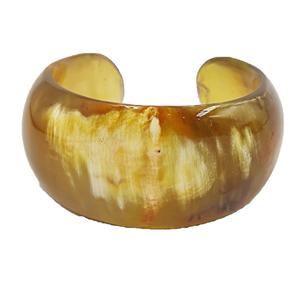 Brazaletes de cuerno de búfalo y buey con acabado de alto brillo en varios tamaños y diseños Joyas de cuerno de búfalo y buey completamente personalizadas - Product Image 6