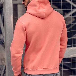 Sweat à capuche épais pour homme, en polaire vert menthe clair, polyester/coton, de haute qualité, écologique, pour l'hiver, vente en gros - Product Image 6