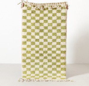 Beni Ourain-alfombra de estilo de diseño Simple, tapete Tribal de área marrón pálido, Alfombra tejida personalizada marroquí para suelo - Product Image 2