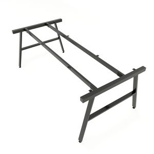 ACONCEPT HCAC012 Industrial-Modern Style Conference <b>Table</b> Legs 100x200 Assembly System for <b>Office</b> Furniture Panel Wood Style - Product Image 1