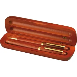Set Regalo Personalizzato DIRK con Penna a Sfera in Legno - Product Image 3