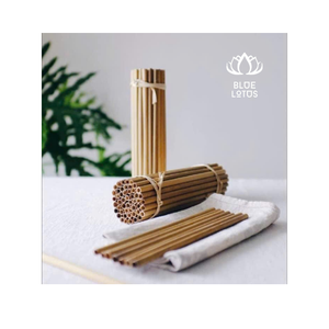 VIETNAMESE DRIED BAMBOO STRAWS FOR DRINKING COLD AND HOT BEVERAGES REUSABLE BIODEGRADABLE OPTION - Product Image 1