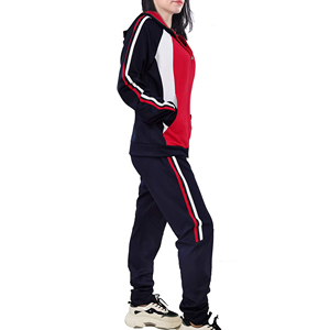 Conjunto Deportivo para Mujer, Sudadera con Cremallera Completa y Pantalones de Entrenamiento, Conjunto Deportivo de Alta Calidad de 2 Piezas para Mujer - Product Image 1