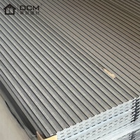 Panneaux de revêtement en fibrociment nervuré OCM 12 mm, 1200x2400 mm, panneaux muraux extérieurs cannelés, certifiés CE pour l'architecture moderne britannique
