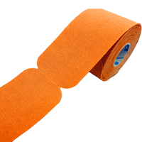 M Tape easycut I Cut Ruban de coupe de kinésiologie orange imperméable de 5cm de largeur et 5m de longueur Fabriqué en Corée pour une bonne tenue musculaire