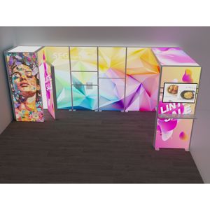 Cajas de luz publicitarias TianLang Szukamy Bez Narzędzi Stoisko Targowe Z Rama Aluminiowa Tkanina Reklamowa SEG Skrzynia Świetlna - Product Image 1