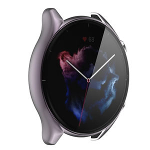 Coque de protection en verre pour écran en TPU Soft Shell Frame pour <span class=keywords><strong>Amazfit</strong></span> <span class=keywords><strong>GTR</strong></span> <span class=keywords><strong>3</strong></span>/3pro/2/2e montre GTR3 <span class=keywords><strong>pro</strong></span> GTR2 GTR2e housse de protection pare-chocs - Product Image 3
