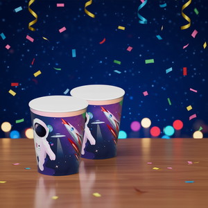 Gobelets Party Love Space 270ml, lot de 12, vaisselle de fête - Product Image 3