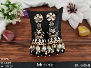 ชุดเครื่องประดับ meena mehendi จากนักออกแบบชาวโปแลนด์ชุดต่างหูดีไซน์สวยสำหรับงานเลี้ยงชุดไข่มุกชุดเครื่องประดับสำหรับงานเลี้ยง - Product Image 2