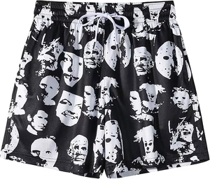 กางเกงกีฬาขาสั้นของผู้ชาย2025ผ้าคอตตอนปักลาย3D พิมพ์ดิจิตอลงานตามสั่ง100% งาน OEM - Product Image 1