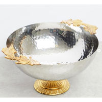 Tazón para Servir Chocolate de Acero Inoxidable, Moderno y Lujoso, Apto para Lavavajillas, para Bodas, Fiestas de Cumpleaños y Todos los Eventos, Decoración de Mesa