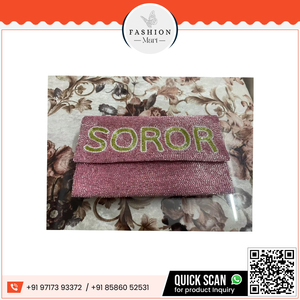 Bolso de mano con cuentas de la mejor calidad SOROR Theme con cadena desmontable de cuerpo cruzado - Product Image 6