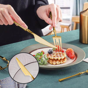 Juego de cubiertos de latón, juego de tenedores y cucharas, juegos de cubiertos pulidos con espejo para uso en restaurante, decoración de comedor, superventas de La India 2025 - Product Image 2