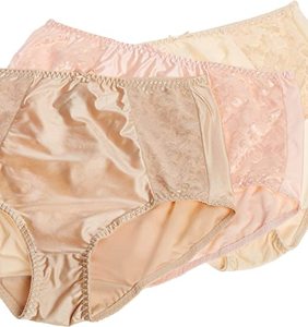 MONO RIDESR Comfort Redefined High-Waisted Lace Thong Cotton Spandex Briefs Boyshorts Canvas <b>Half</b>-<b>Slips</b> Beading Hole Decoration - Product Image 2