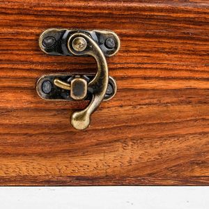 Boîte à épices en bois faite à la main Conteneurs à épices en bois pour les organisateurs de supports à épices en palissandre (supports en palissandre 8x8) - Product Image 2