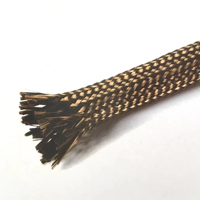 Gaine de protection tressée en fibre de basalte HongDun XWT certifiée ROHS, résistante aux hautes températures, ignifuge, isolation pour câbles