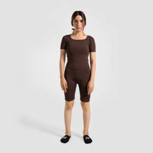 Brown Yoga Onesie Sports Bodysuit & Jumpsuit - Product Image 1