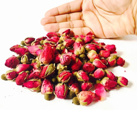 Natürlicher Duft Angemessener Preis Kunden spezifische Verpackung Premium-Qualität Rosen knospen Trockene rote Rosen knospe Getrocknete Blumen für Kräutertee