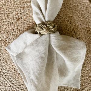 Seagrass <b>cloth</b> napkin holder rings <b>table</b> styling wholesale natural sea grass ring for napkins - Product Image 6