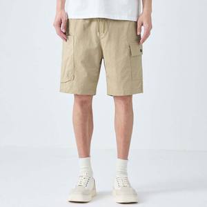 Meilleur prix Short de jogging de bonne qualité pour hommes avec logo de marque personnalisé Short de jogging en coton respirant pour hommes avec poches - Product Image 4