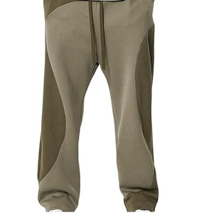 2025 pantalones de chándal holgados de gran tamaño personalizados para hombres, ropa de calle, ropa de gimnasio, pantalones de chándal de pierna ancha, proveedor mayorista de fábrica OEM - Product Image 1