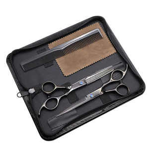 Kit de tijeras de peluquero profesional 2025, cuchillas afiladas de 5,5 pulgadas, Kits de afeitado de acero inoxidable, fácil, uso Simple, herramientas coloridas para el cabello - Product Image 1