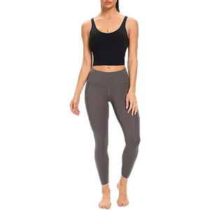 Workout Clothing Gym Wear Active Seamless Women Athletic Wear <b>Plus</b> <b>Size</b> Yoga <b>Cropped</b> Fitness Spandex Nylon <b>Leggings</b> SI-YL-012 - Product Image 6