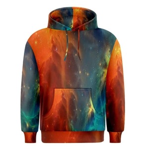 Fabricant de gros sweats à capuche sans ficelle à bords coupés avec logo personnalisé sweat à capuche à ourlet brut 100% coton lourd pour hommes - Product Image 3