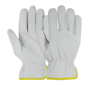 Multi-Use Leather <b>Driver</b> <b>Gloves</b> for Construction Farming Soft for Comfort Economy Grade Leather <b>Gloves</b> Bulk Orders Men - Product Image 5