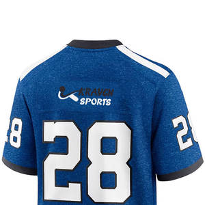 Maillot de football américain personnalisé de style sportif, différentes couleurs, imprimé par sublimation - Product Image 5