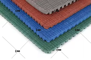 Enlio <span class=keywords><strong>ProTrack</strong></span> + superficie de carrera de goma reciclada certificada por IAAF | Sistema de Pista Atlética prefabricada ecológica - Product Image 6