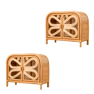 Belle armoire en rotin naturel pour enfants et enfants armoire en rotin meubles pour enfants décoration de chambre d'enfants en gros du Vietnam - Product Image 3