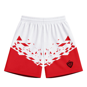 Ensemble de maillot de basket-ball pour hommes, débardeur sans manches, short respirant à séchage rapide, imprimé par sublimation en maille/polyester, col en V, été - Product Image 2