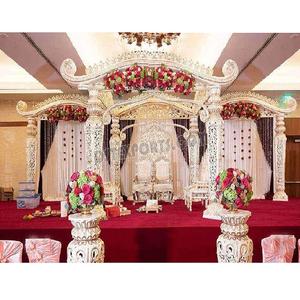 งานแต่งงานอินเดียใต้หรูหราอุปกรณ์ตกแต่งงานวิวาห์แบบจีนโบราณแกะสลักอย่างหรูหรา - Product Image 1