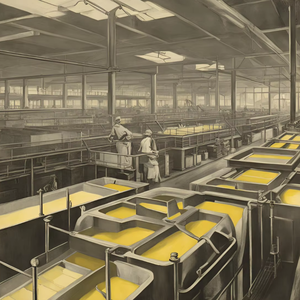 เนยเทียมบริสุทธิ์ ผ่านการฆ่าเชื้อ ไขมัน 80% ปราศจากไขมันทรานส์ บรรจุกล่อง บรรจุภัณฑ์กระดาษแข็ง ได้รับการรับรองฮาลาลและมาตรฐาน ISO สำหรับใช้ในอุตสาหกรรม - Product Image 1