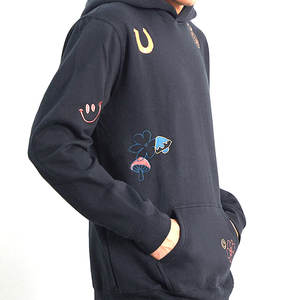 Nouveaux sweats à capuche brodés pour hommes, sur mesure, anti-rides, respirants, de haute qualité, broderie, prix de gros - Product Image 2