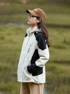 แจ็คเก็ตกลางแจ้งรุ่นใหม่ปี 2025 สำหรับทุกเพศ กันลม กันน้ำ ระบายอากาศได้ดี มีซิป เหมาะสำหรับการเดินทางและปีนเขา ชุดคู่รักระดับสูง - Product Image 5