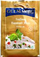 Sacs en plastique à fond plat pour riz, emballages alimentaires laminés imprimés de qualité alimentaire pour riz basmati, blé et lait