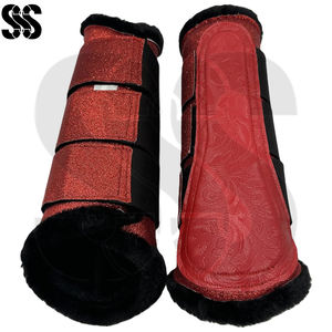 Nouvel ensemble de tapis de selle pour cheval en molleton de coton et polyester, léger, de haute qualité, doux, absorbant les chocs, élégant et durable, tendance 2026 - Product Image 3