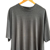 T-shirt en coton 100% délavé effet soleil, vintage, vieilli, coupe oversize, streetwear, pour homme, logo personnalisé, OEM, unisexe, écologique