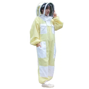Venta al por mayor por encargo precio de fábrica de tres capas traje de abeja Kit de colmena traje de apicultor traje de protección mono de apicultura de primera calidad - Product Image 1